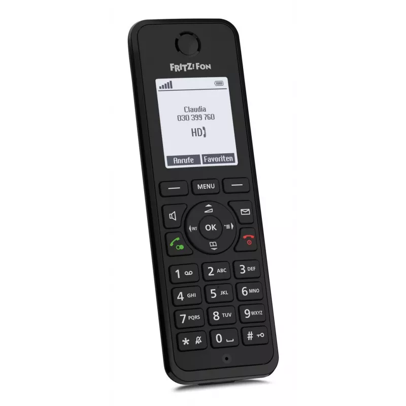 Teléfono DECT FRITZ Fon M3 Terminal inalámbrico Identificador de llamadas Negro