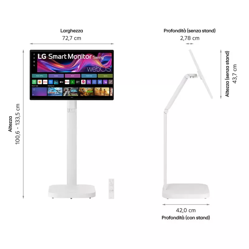 Monitor LG 32U889SA-W 80 cm (31,5