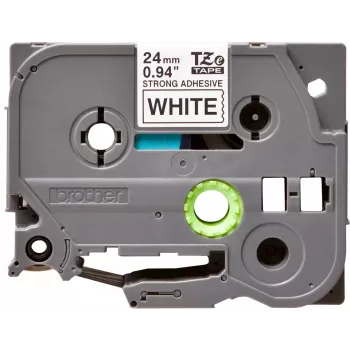 Cinta adhesiva extra fuerte Brother, negro sobre blanco, TZ, Negro, Blanco, Transferencia térmica, Filipinas, 5 año(s)