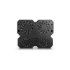 Base refrigeradora DeepCool MULTI CORE X6 — 4 ventiladores, para portátiles de 15,6