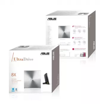 ASUS SDRW-08U5S-U unidad óptica DVD Super Multi DL Metallic