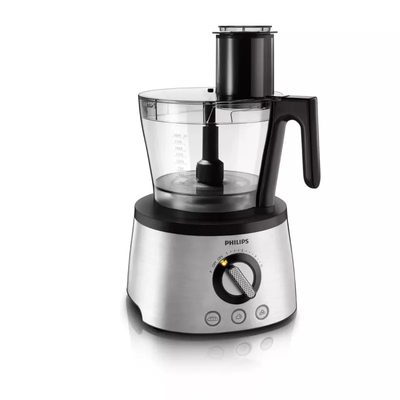 Robot de cocina Philips HR7778/00 3,4 L bol, 1300 W, 32 funciones, 12 velocidades, Acero inoxidable