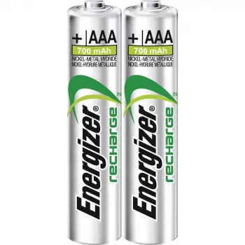 Energizer Recharge Power Plus AAA/HR03 pilas recargables, NiMH, 700 mAh, 1,2 V, 2 uds.