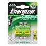 Batería recargable Energizer Power Plus AAA NiMH 1,2 V, 2 uds., 44,5 mm x 10,5 mm, 11 g
