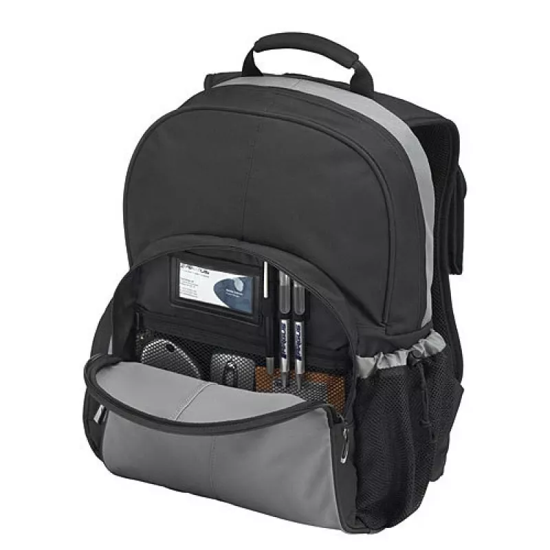 Mochila Targus TSB023EU, negra, gris, nailon