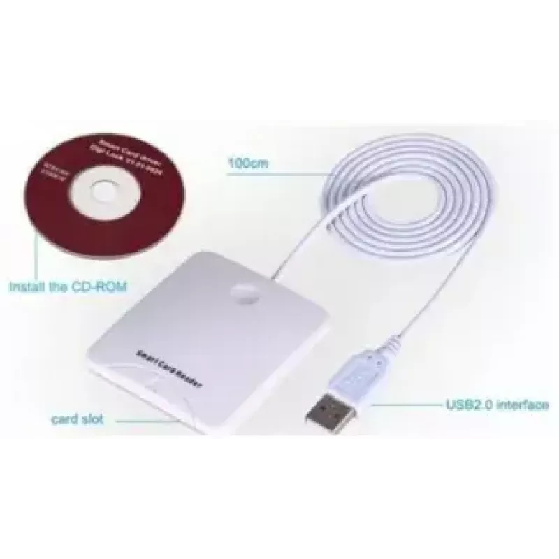 Lector de tarjetas inteligentes Transcend USB PC/SC N68 blanco