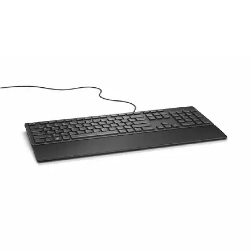 Dell KB216 estándar, con cable, distribución de teclado rusa, negro, teclado numérico