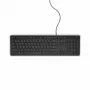 Dell KB216 estándar, con cable, distribución de teclado rusa, negro, teclado numérico