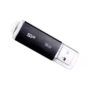 SILICON POWER Ultima U02 - 16GB Memoria USB - USB 2.0 - negra (moq-30)
