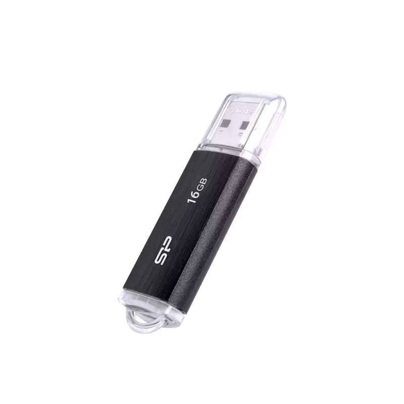 SILICON POWER Ultima U02 - 16GB Memoria USB - USB 2.0 - negra (moq-30)