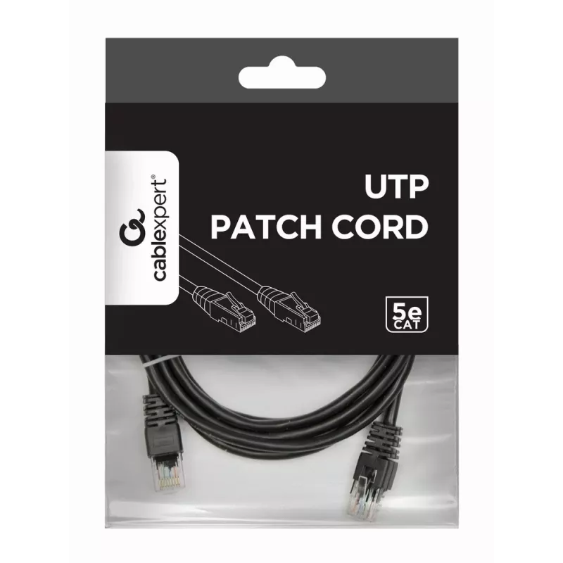 Latiguillo GEMBIRD - Cat 5e - UTP - 2 m - negro