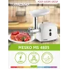 Picadora de carne Mesko Home MS 4805 600 W blanca