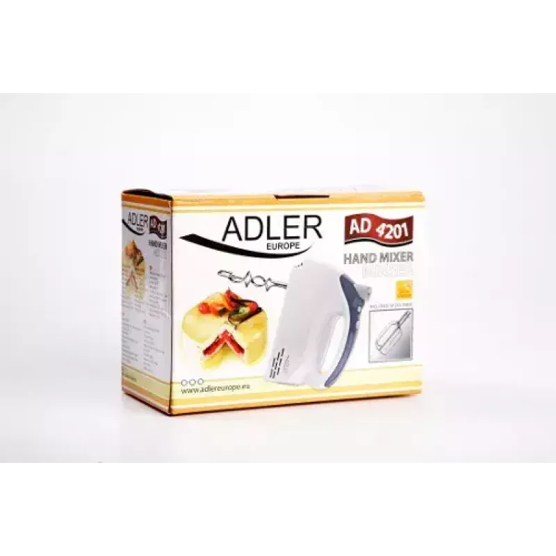 Batidora de mano Adler AD 4201 g — 300 W, 1 kg, gris/blanco