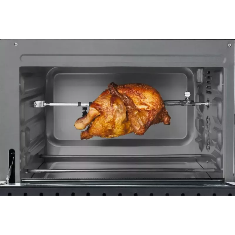Caso TO 20 Design-Oven minihorno eléctrico, 20 l, 1500 W, convección, asador giratorio, temporizador, hasta 230 °C, carcasa Cool-Touch, negro