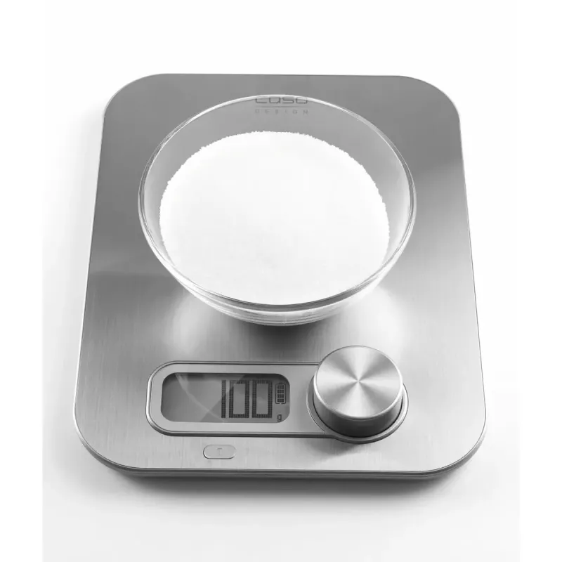 Caso 3265 báscula de cocina acero inoxidable rectangular báscula de cocina electrónica