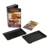 Tefal XA800912 placas French toast para la sandwichera SW852, negras