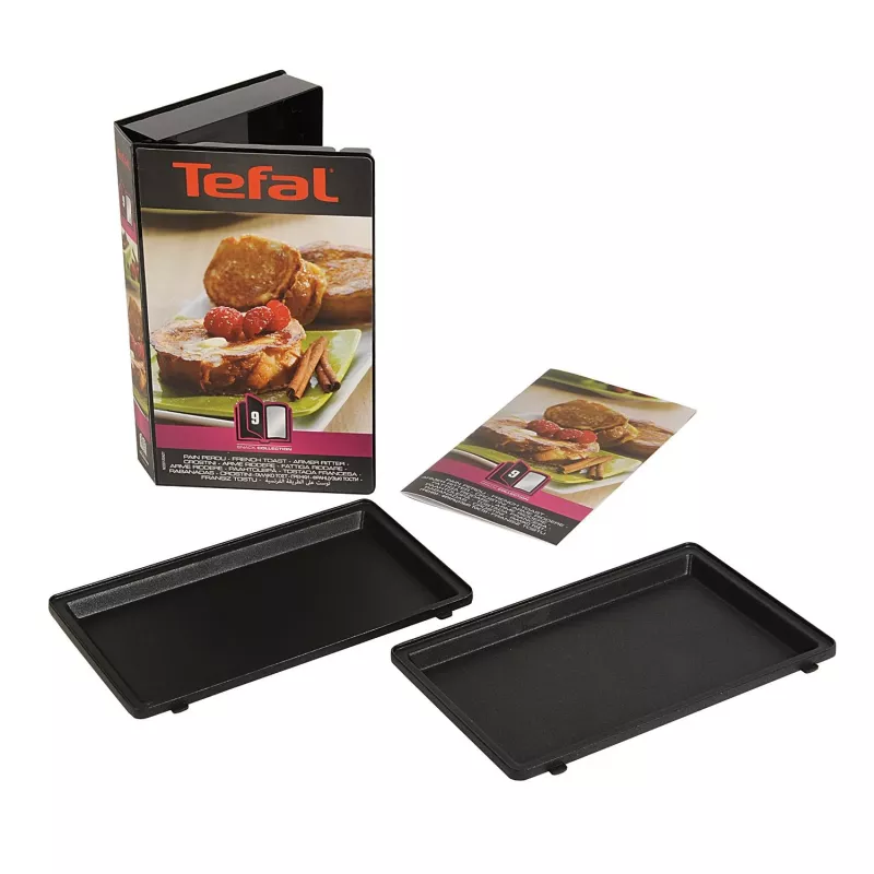 Tefal XA800912 placas French toast para la sandwichera SW852, negras
