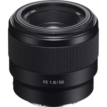 Objetivo Sony FE 50mm F1.8 SLR negro SEL50F18F.SYX