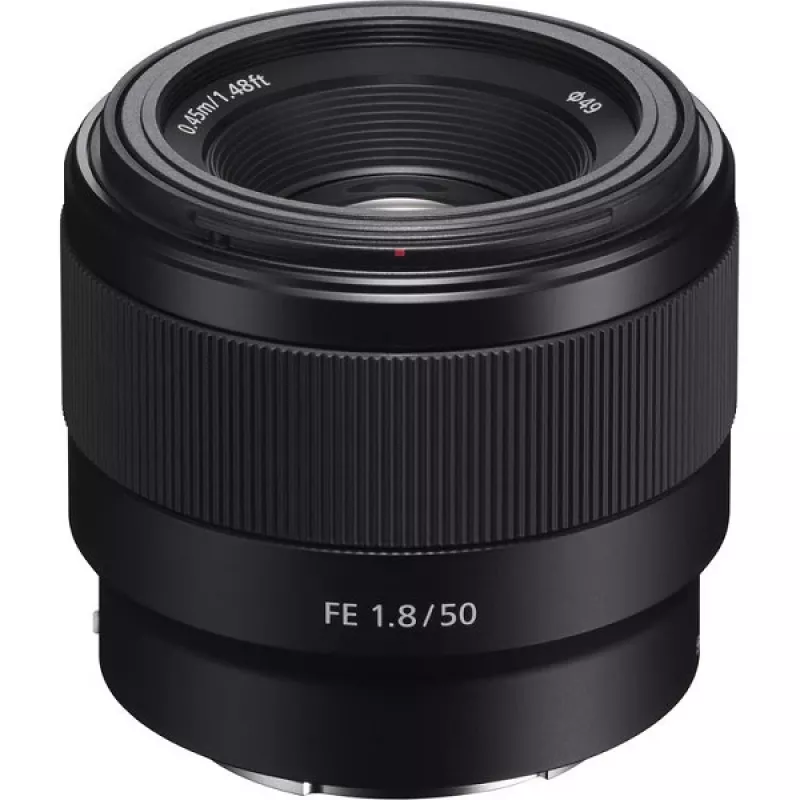 Objetivo Sony FE 50mm F1.8 SLR negro SEL50F18F.SYX