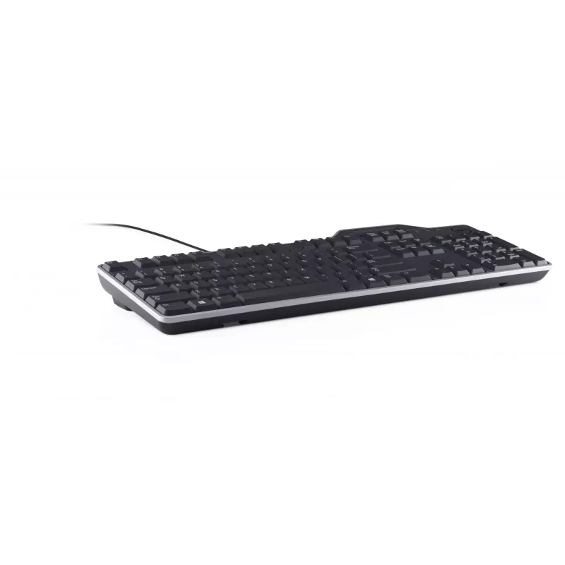 Teclado DELL Pro con lector de tarjetas inteligentes - KB813 - ruso (QWERTY), tamaño completo (100%), con cable, USB, QWERTY, negro