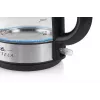 Hervidor eléctrico Eta 1,7 L 2200 W negro acero inoxidable transparente