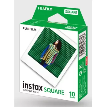 Película instantánea Fujifilm instax SQUARE 10 hojas, formato de película 54 x 86 mm