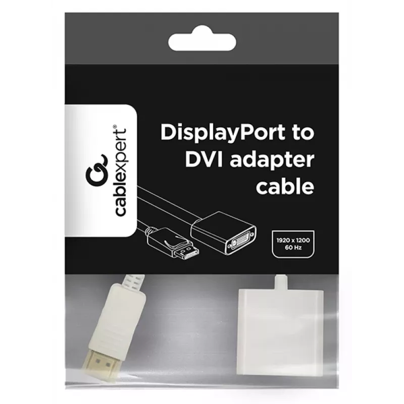 Adaptador de cable de vídeo GEMBIRD DisplayPort a HDMI Type-A 0,1 m blanco