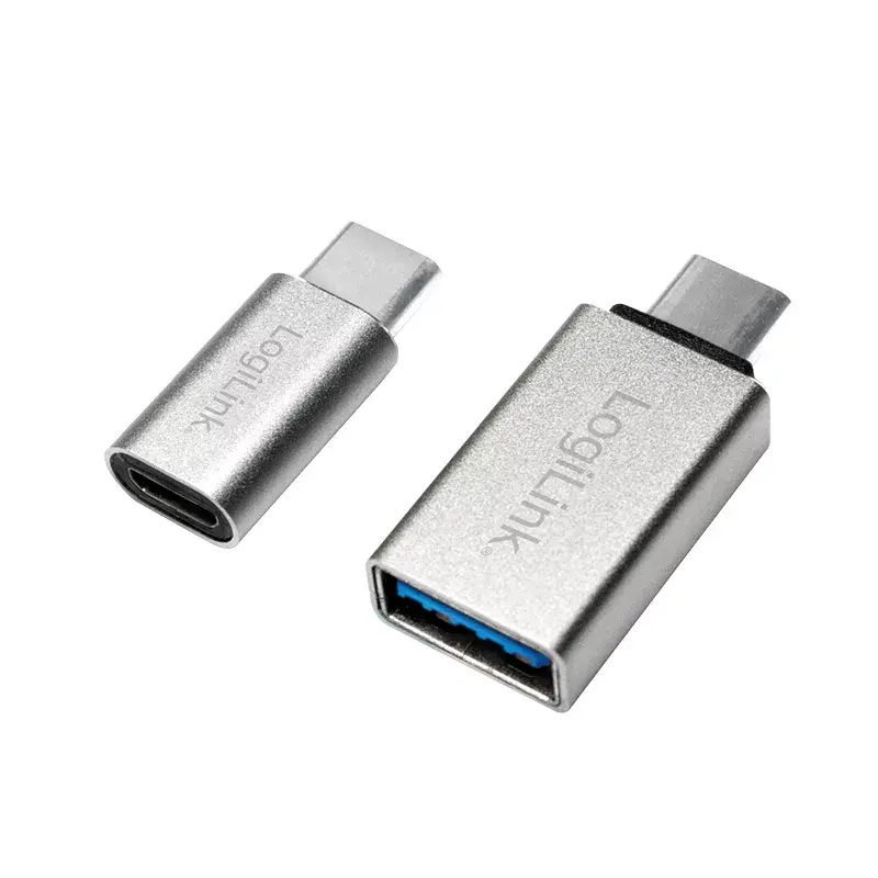 Adaptador de cable LogiLink AU0040 USB 3.1 C USB 3.0 A Micro USB 2.0 aluminio