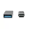 Adaptador de cable LogiLink AU0040 USB 3.1 C USB 3.0 A Micro USB 2.0 aluminio