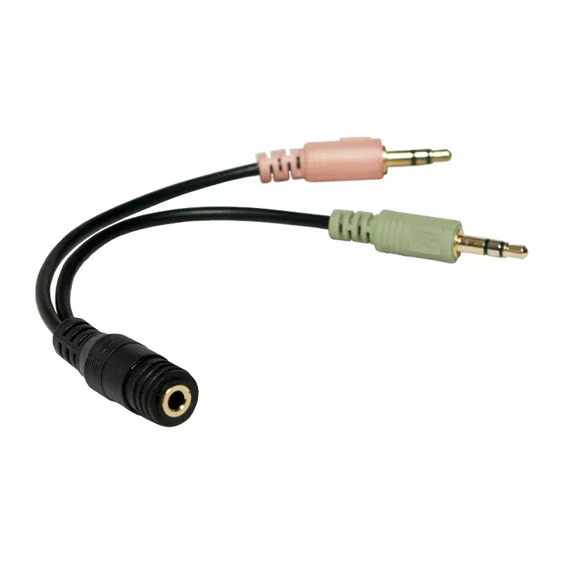 Cable de audio LogiLink CA0020 0,15 m 3,5 mm 2 x 3,5 mm negro