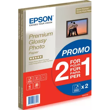 Epson Premium Glossy Photo Paper - A4 - 2x 15 hojas