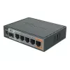 MikroTik RB760iGS hEX S router cableado, 5x Gigabit RJ45, 1x SFP, 1x USB 2.0, salida PoE, negro