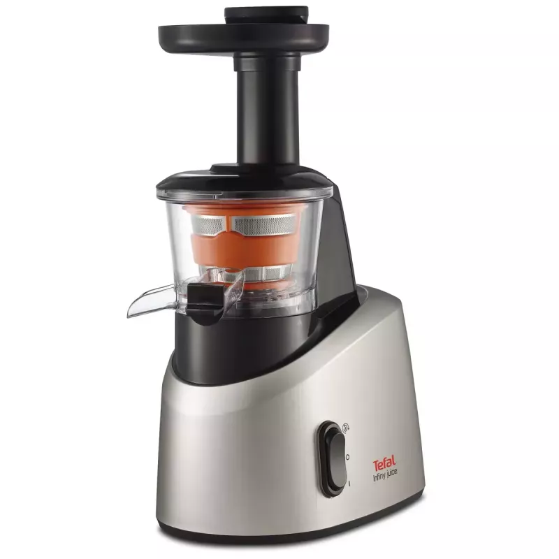 Tefal Infiny Juice ZC255B Exprimidor 200 W Gris, Plateado