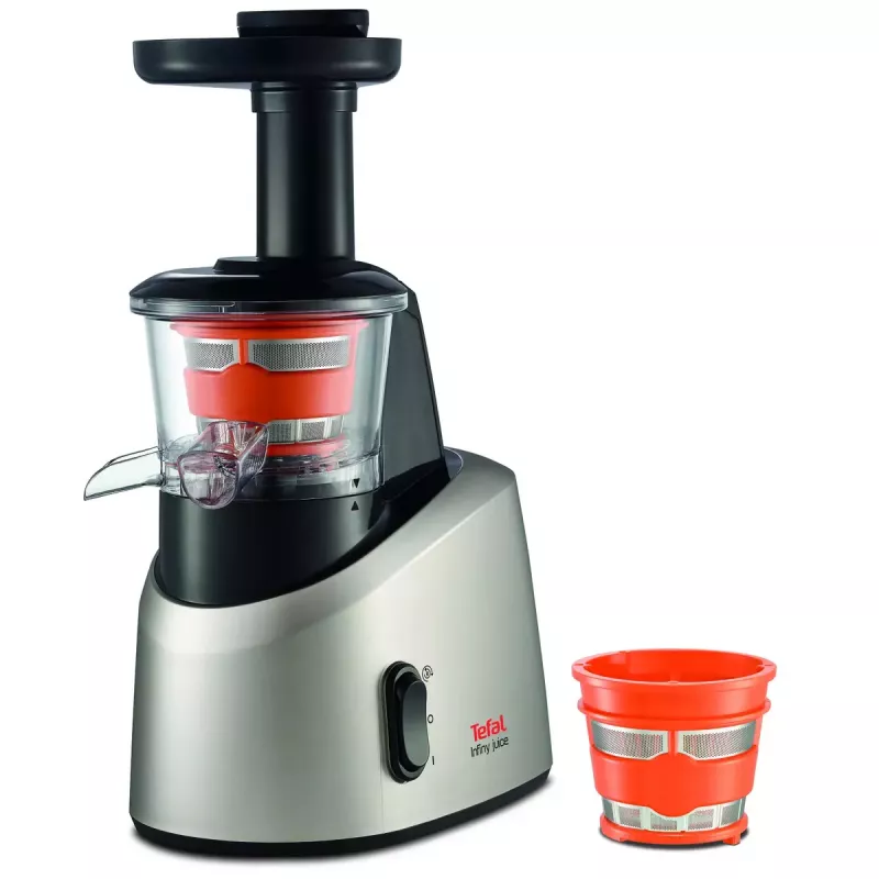 Tefal Infiny Juice ZC255B Exprimidor 200 W Gris, Plateado