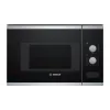 Bosch BFL520MS0 Microondas Negro, acero inoxidable Microondas combinado integrable 20 l 800 W