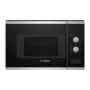 Bosch BFL520MS0 Microondas Negro, acero inoxidable Microondas combinado integrable 20 l 800 W