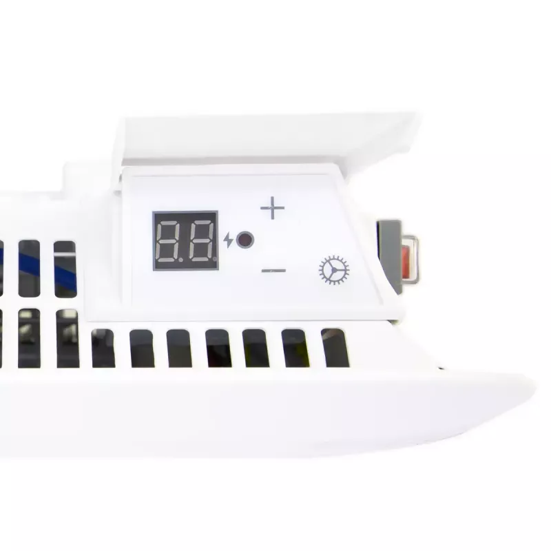 Mill Emisor térmico de aluminio para pared IB250, 250 W, apto para estancias de hasta 5 m², blanco