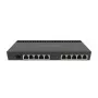 Router con cable MikroTik RB4011IGS+RM — 10x Gigabit RJ-45, 1x SFP+, 1,4 GHz 4 núcleos, 1 GB RAM, rack 1U, salida PoE