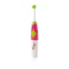 ETA Sonetic ETA129490070 cepillo de dientes infantil a pilas con vaso y soporte, 2 cabezales, 2x AAA, temporizador de 2 minutos, rosa