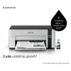Impresora de inyección de tinta Epson EcoTank ET‑M1100 — monocromo, A4, 32 ppm, 1440×720 dpi, depósito de tinta integrado, USB 2.0, gris/negro