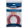 Goobay cable de conexión CAT 5e U/UTP, 3 m, rojo, CCA (68369)