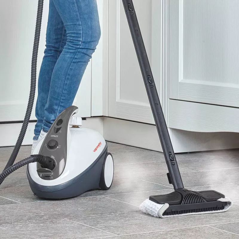 Polti Vaporetto Smart 30_S Limpiador a vapor de cilindro 1,6 L 1800 W Gris, Blanco