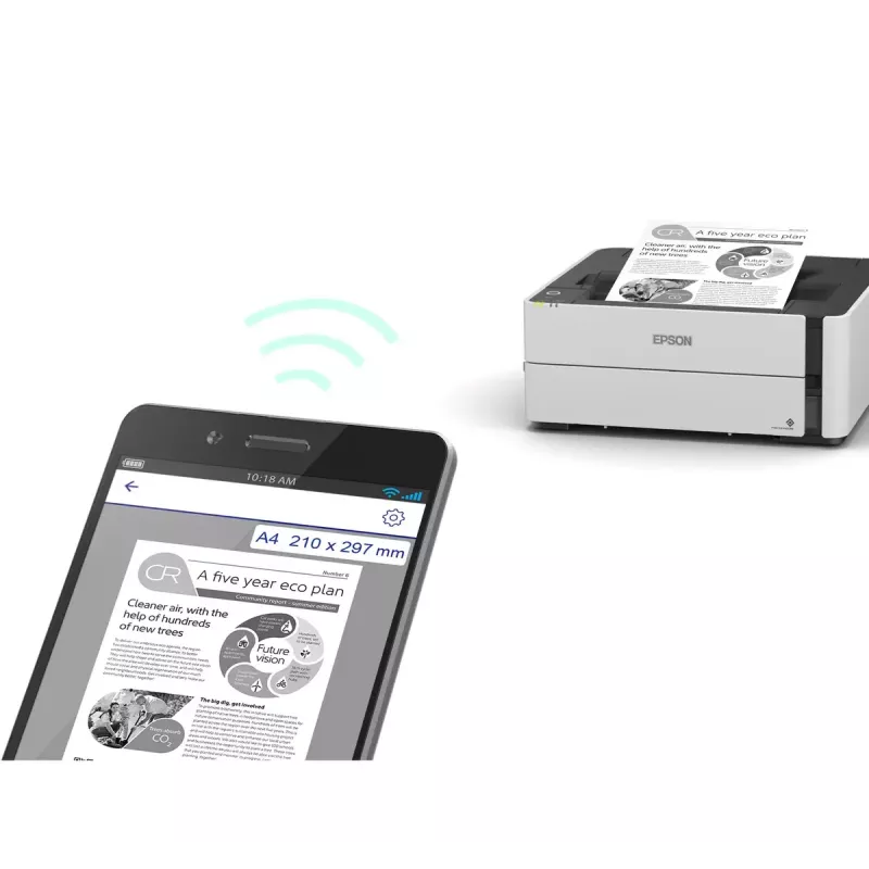Epson EcoTank M1180 impresora de inyección de tinta 1200 x 2400 DPI A4 Wi-Fi