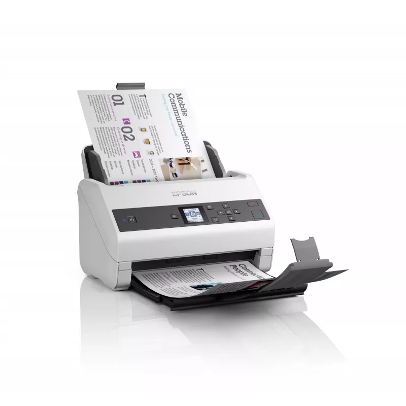 Epson WorkForce DS-870 escáner con alimentador 600 x 600 DPI A4 gris, blanco