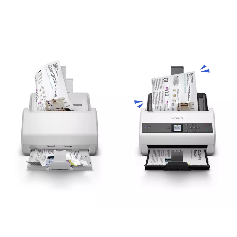Epson WorkForce DS-870 escáner con alimentador 600 x 600 DPI A4 gris, blanco
