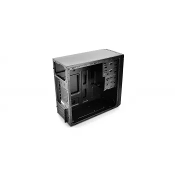 Caja de PC DeepCool Wave V2 mini torre negra — microATX/Mini-ITX, 350×175×390 mm, GPU hasta 34 cm, altura de disipador de CPU 14 cm