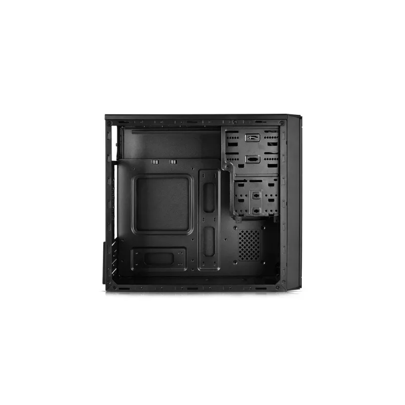 DeepCool Wave V2 DP-MATX-DPWAVE2 caja de PC Mini Tower, Micro ATX/Mini-ITX, tarjeta gráfica hasta 320 mm, disipador de CPU hasta 145 mm, sin fuente de alimentación, negra