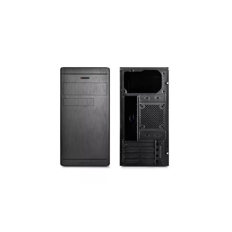DeepCool Wave V2 DP-MATX-DPWAVE2 caja de PC Mini Tower, Micro ATX/Mini-ITX, tarjeta gráfica hasta 320 mm, disipador de CPU hasta 145 mm, sin fuente de alimentación, negra