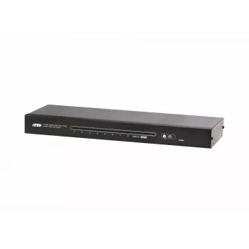 ATEN splitter HDMI 8 puertos CAT5e/6, HDMI, HDMI, 1920 x 1080 píxeles, negro, metal, Full HD