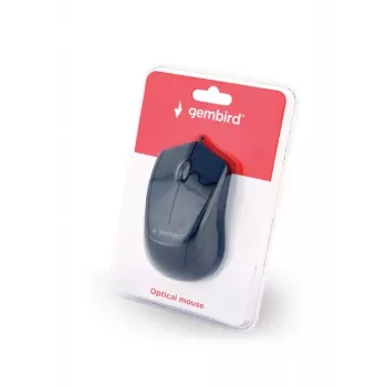 Ratón GEMBIRD óptico MUS-3B-02 - 3 botones rueda USB negro